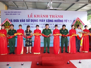 Khánh thành và đưa vào sử dụng hệ thống chụp cộng hưởng từ MRI 1.5 Tesla tại Bệnh viện quân y 120