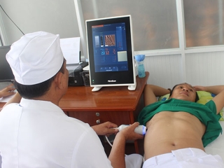 ĐƯA VÀO ÁP DỤNG KỸ THUẬT SIÊU ÂM ĐÀN HỒI BẰNG MÁY FIBROSCAN 530 COMPAC TRONG CHẨN ĐOÁN SỚM XƠ GAN VÀ GAN NHIỄM MỠ TẠI BỆNH VIỆN QUÂN Y 120