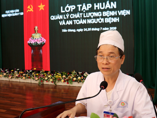 Tập huấn Quản lý chất lượng Bệnh viện và an toàn người bệnh