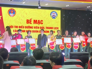 Bệnh viện Quân y 120 tham dự Hội thi Điều dưỡng viên giỏi, thanh lịch các bệnh viện Quân đội năm 2023