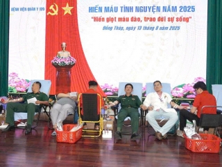 Video Ngày hội hiến máu tình nguyện tại Bệnh viện quân y 120
