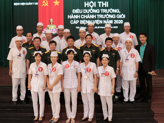 Hội thi điều dưỡng trưởng giỏi Bệnh viện quân y 120 năm 2020