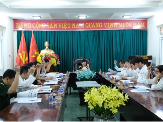 TRÁCH NHIỆM VÀ ĐỔI MỚI: ĐẢNG ỦY BỆNH VIỆN QUÂN Y 120 THỐNG NHẤT QUYẾT NGHỊ NHIỆM VỤ THÁNG 6