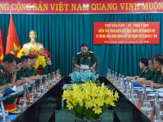 CỤC HẬU CẦN - KỸ THUẬT QUÂN KHU 9 KIỂM TRA TOÀN DIỆN 6 THÁNG ĐẦU NĂM 2026
