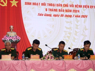 Sinh hoạt đối thoại dân chủ với Bệnh viện quân y 120