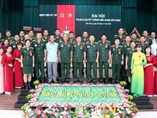 Đại hội thi đua quyết thắng Bệnh viện quân y 120 giai đoạn 2017 - 2022