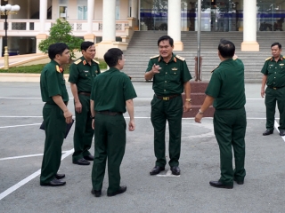 Tư lệnh Quân khu kiểm tra quy hoạch tổng thể mặt bằng doanh trại Bệnh viện quân y 120