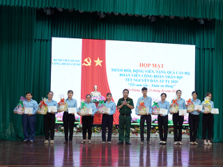 Họp mặt cán bộ Đoàn viên Công đoàn nhân dịp Tết Nguyên Đán