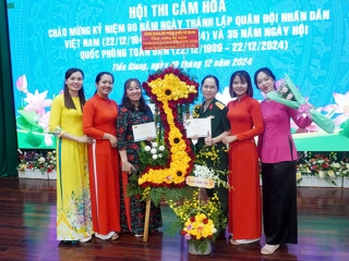 Hội thi cắm hoa Bệnh viện quân y 120