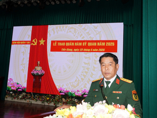 TỔ CHỨC LỄ TRAO QUÂN HÀM SỸ QUAN NĂM 2025