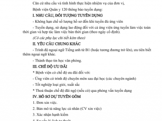 THÔNG BÁO TUYỂN DỤNG NHÂN SỰ NĂM 2026