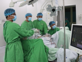 Bệnh viện quân y 120 áp dụng thành công phẫu thuật cắt tử cung bằng phương pháp nội soi giúp điều trị u xơ tử cung