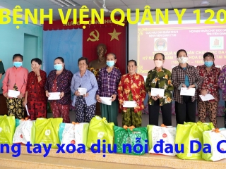 Bệnh viện quân y 120 chung tay xoa dịu nỗi đau da cam